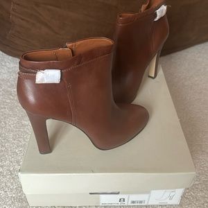 Banana Republic bootie. New in box. Size 8. Color Brunette.